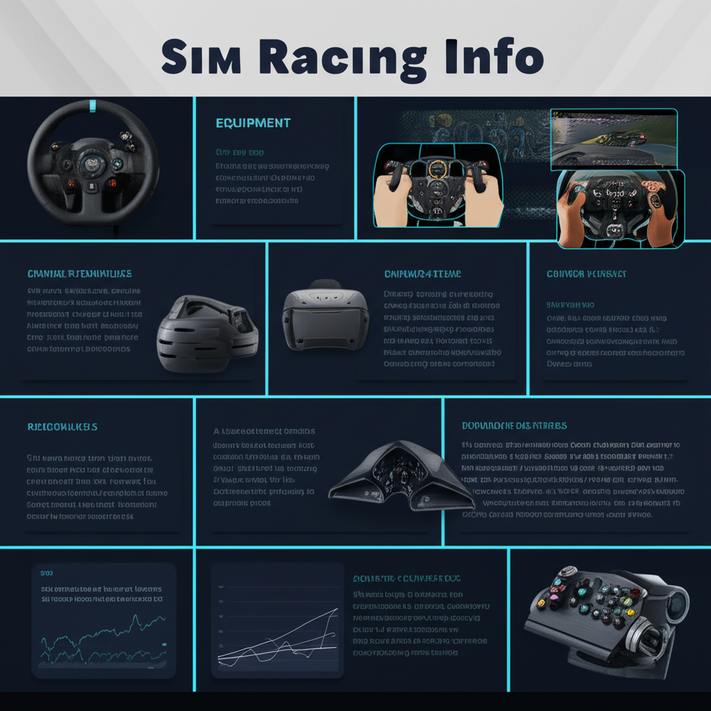 Professional racing simulator setup
